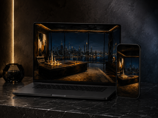 Midnight Capital — 4K Desktop & Mobile Wallpaper