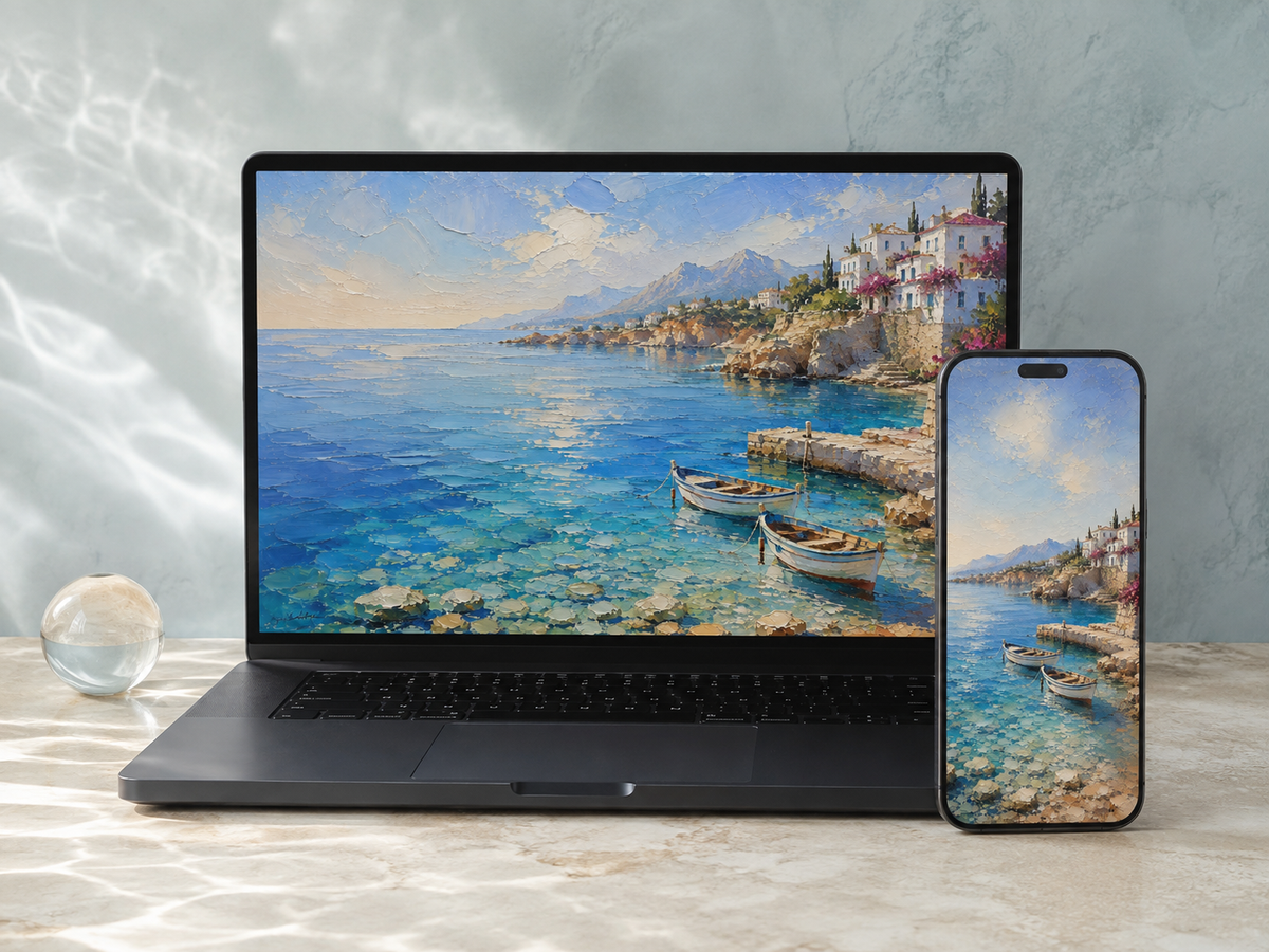 Saltwater Morning — 4K Desktop & Mobile Wallpaper