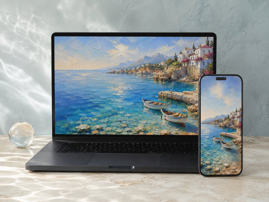Saltwater Morning — 4K Desktop & Mobile Wallpaper